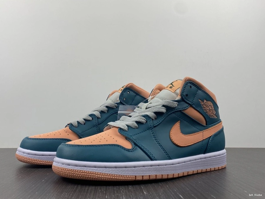 1 Jordan Green Mid - BQ6472-308 (W) Teal Dark 0429